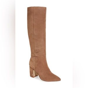 Sam Edelman Hiltin Boot - Praline Suede Sz 5